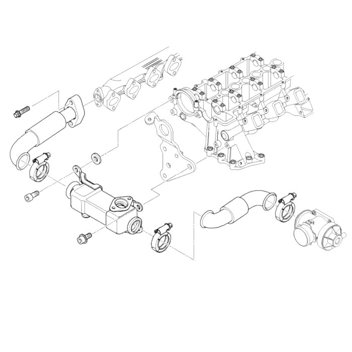 Kit rimozione EGR per Land Rover Freelander BMW con motori 2.0 2.5 3.0 D M51 M47 M57 2